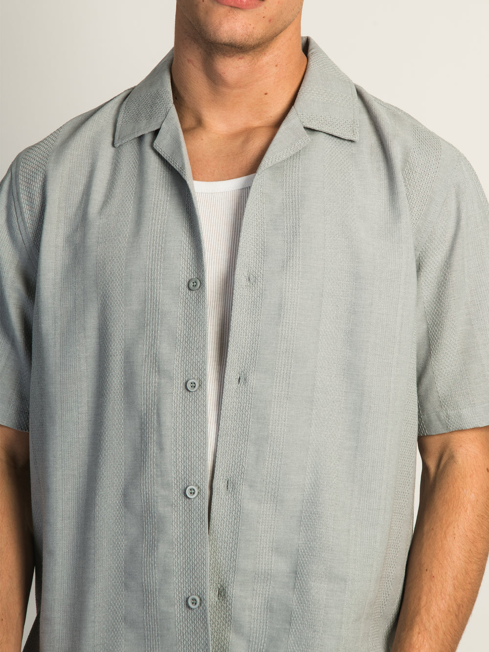 KOLBY BOXY FIT SHIRT - BLUE