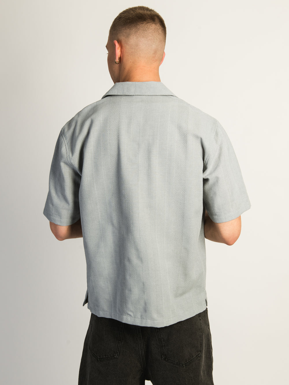 KOLBY BOXY FIT SHIRT - BLUE
