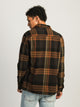 KOLBY OVERSIZED BUTTON UP - BROWN KOLBY - Boathouse USA