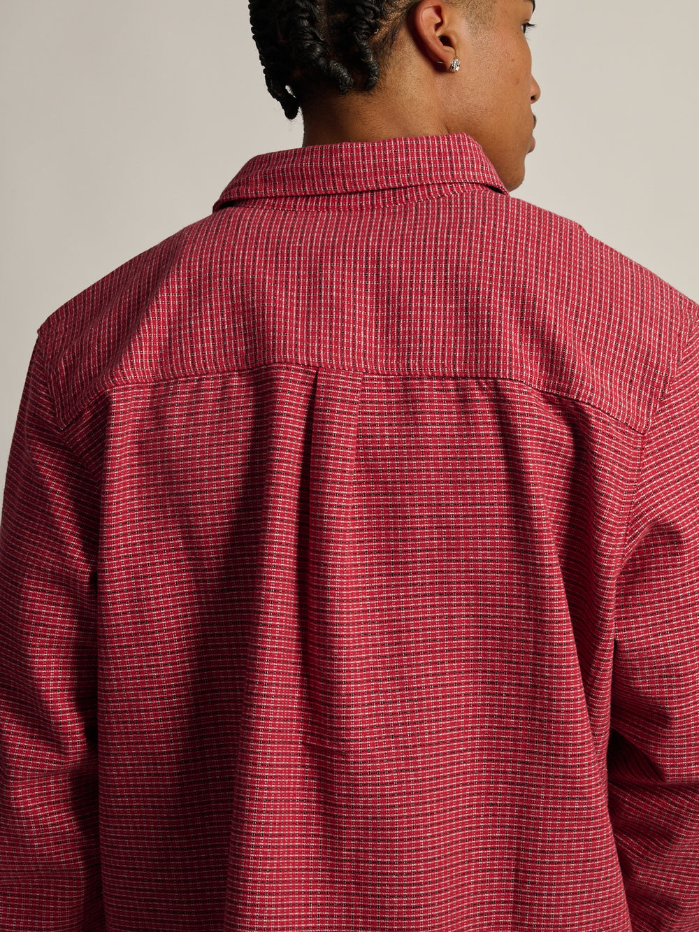 KOLBY SHORT CUT FLANNEL - RED