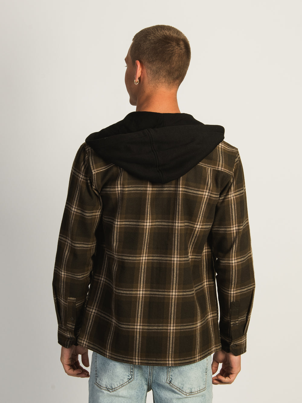 KOLBY BERK ZIP HOODIE - OLIVE