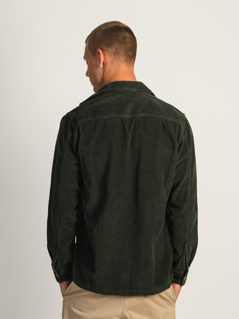 KOLBY CORD OVERSHIRT - FOREST