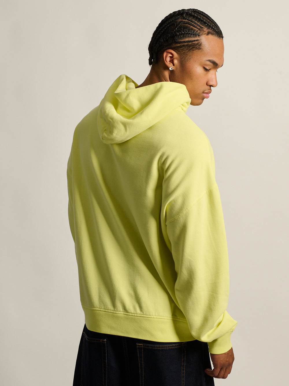 KOLBY RELAXED FIT HOODIE - YELLOW