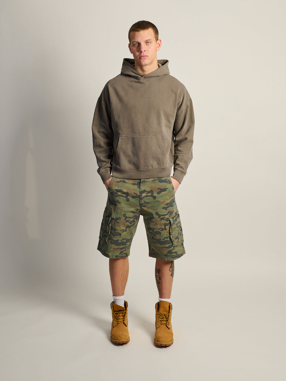 KOLBY RELAXED FIT HOODIE - IRON