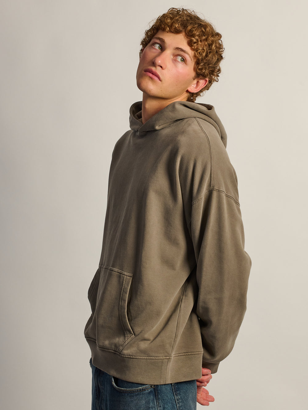 KOLBY RELAXED FIT HOODIE - IRON