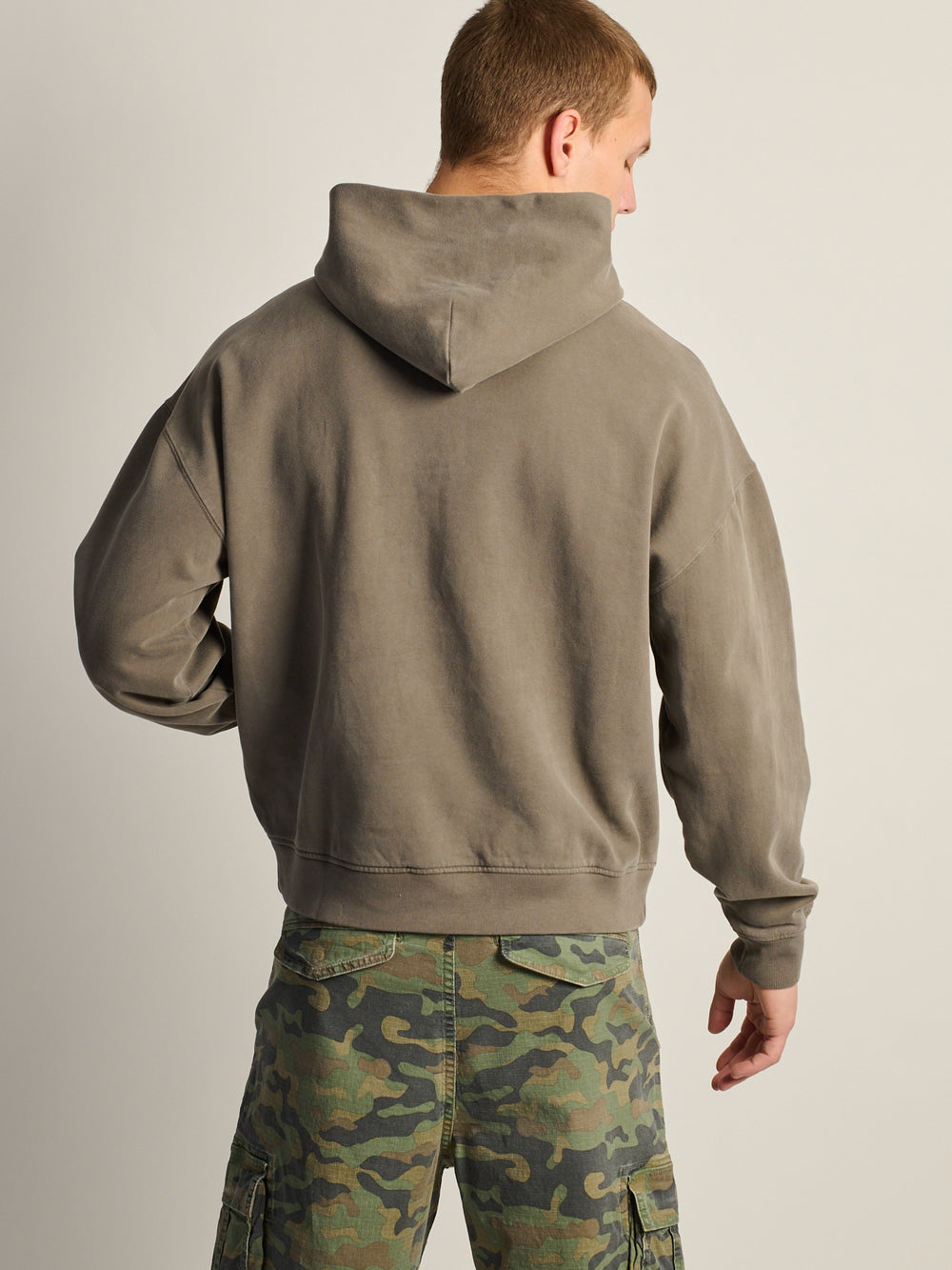 KOLBY RELAXED FIT HOODIE - IRON