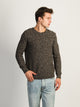 KOLBY TEXTURED CREWNECK SWEATER - BROWN KOLBY - Boathouse USA