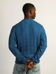 KOLBY CABLE KNIT SWEATER - BLUE KOLBY - Boathouse USA