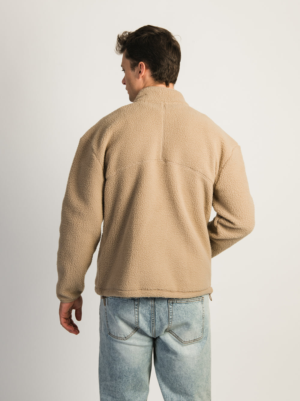 KOLBY SHERPA JACKET - TAUPE