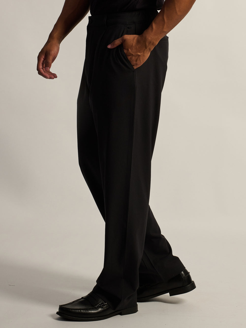 KOLBY BAGGY TROUSER JOGGER - BLACK