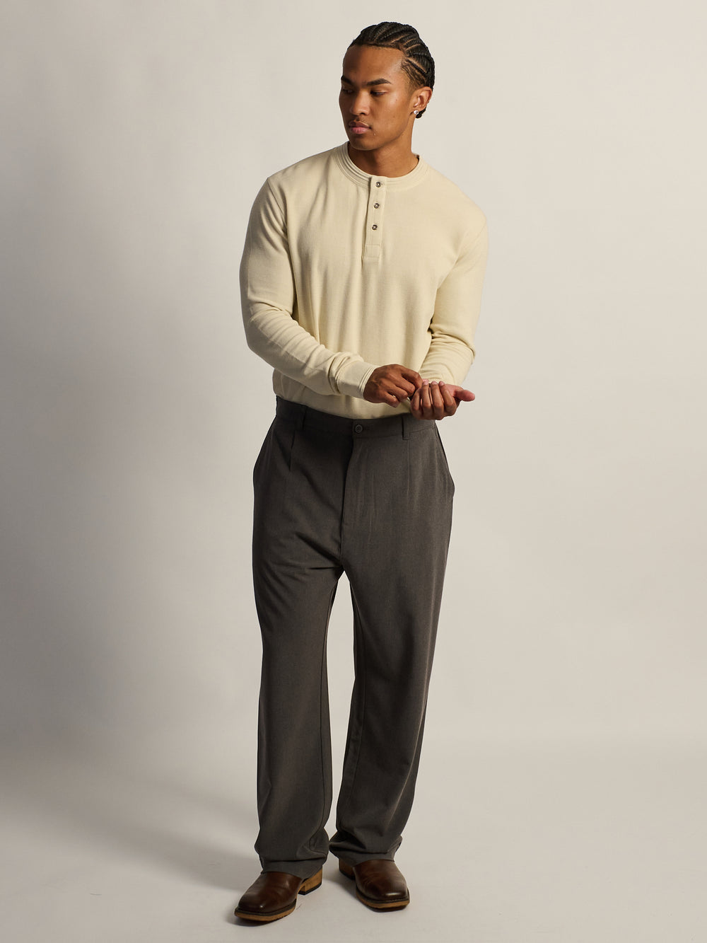 KOLBY BAGGY TROUSER JOGGER - CHARCOAL