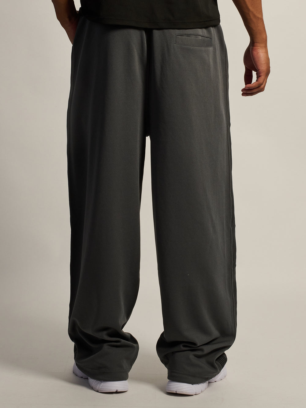 KOLBY SUPER BAGGY KNIT PANT - CHARCOAL