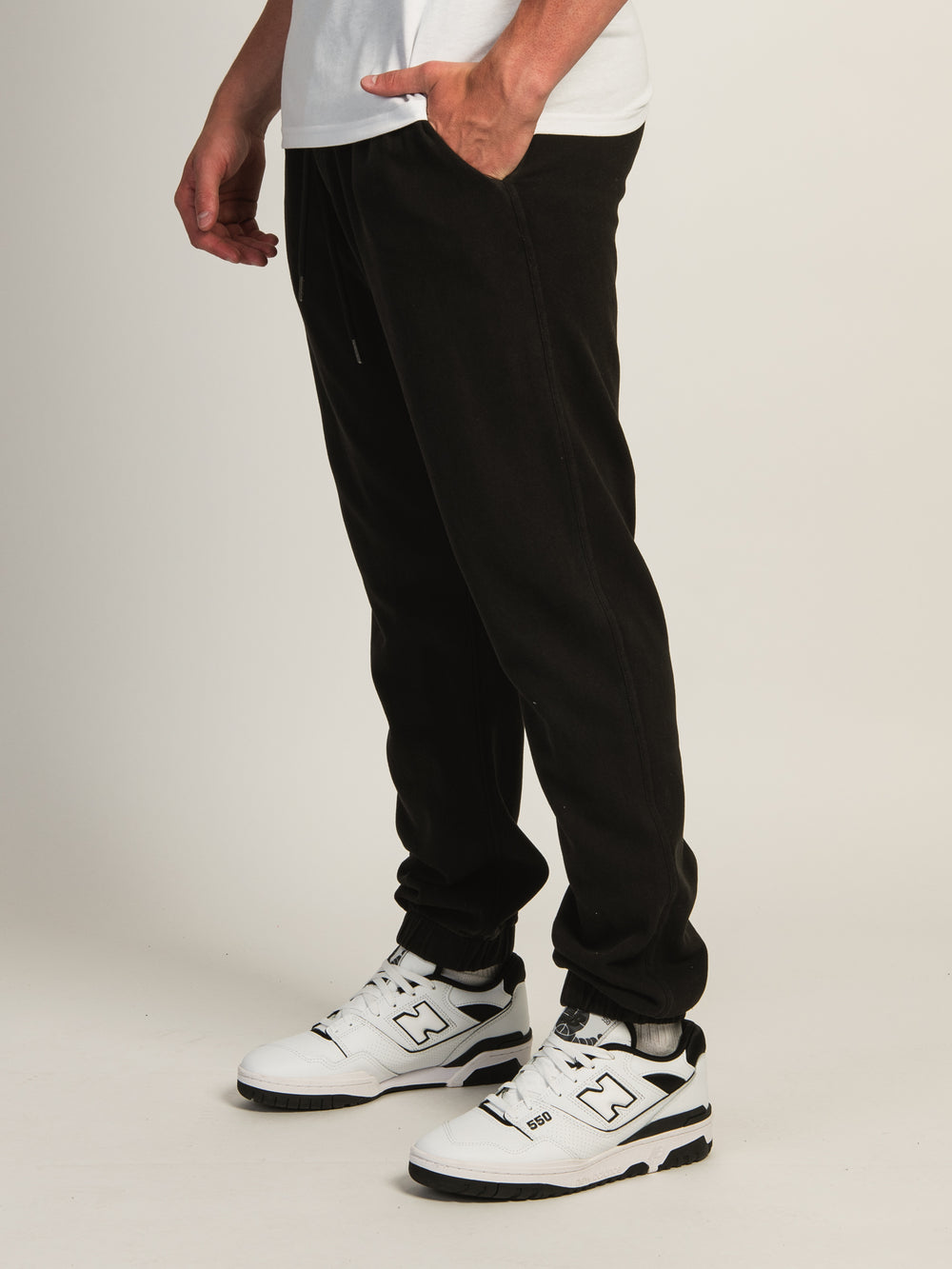 KOLBY VINTAGE WASH JOGGER - BLACK