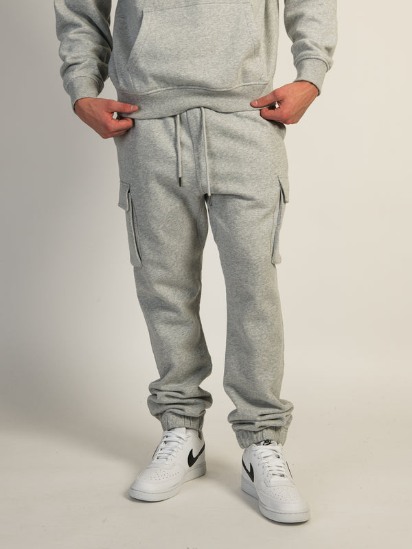 KOLBY VINTAGE WASH CARGO - HEATHER GREY
