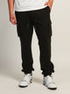 KOLBY VINTAGE WASH CARGO JOGGER - BLACK KOLBY - Boathouse USA