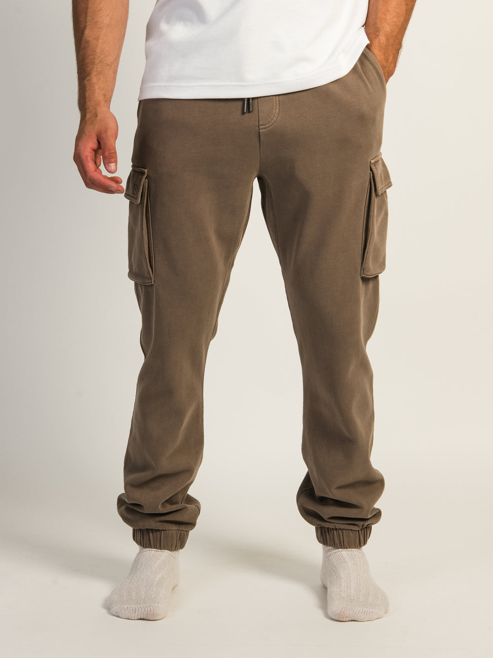 KOLBY VINTAGE WASH CARGO JOGGER - TIEDE