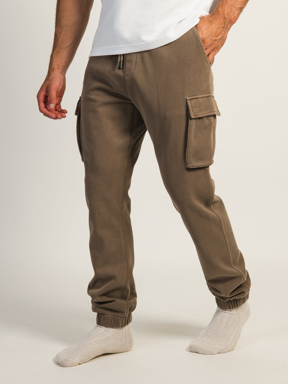 KOLBY VINTAGE WASH CARGO JOGGER - TIEDE