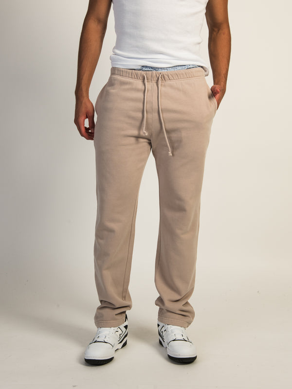 KOLBY VINTAGE WASH LOUNGE PANT - PEBBLE