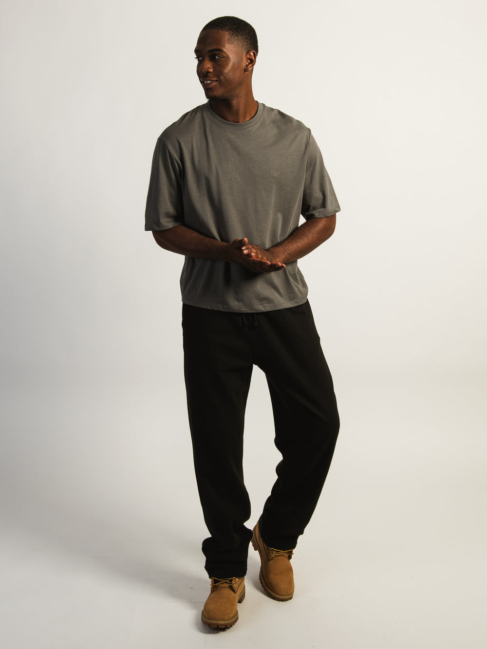 KOLBY BAGGY SWEATPANT - BLACK