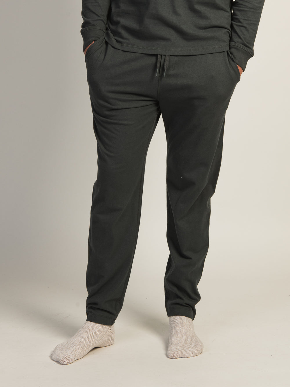 KOLBY SUEDED LOUNGE PANT - ASH