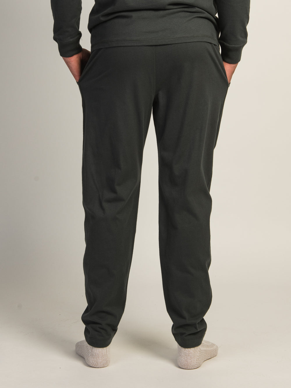 KOLBY SUEDED LOUNGE PANT - ASH