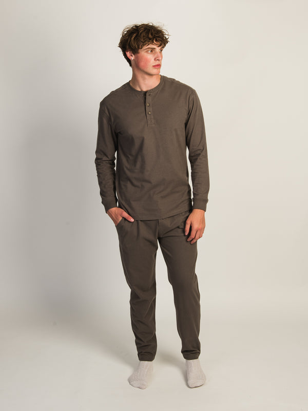 KOLBY SUEDED LOUNGE PANT - TIEDE