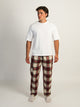 KOLBY THOMAS CARGO PLAID PANT - BURGUNDY KOLBY - Boathouse USA