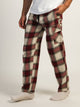 KOLBY THOMAS CARGO PLAID PANT - BURGUNDY KOLBY - Boathouse USA