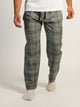 KOLBY THOMAS CARGO PLAID PANT - GREY KOLBY - Boathouse USA