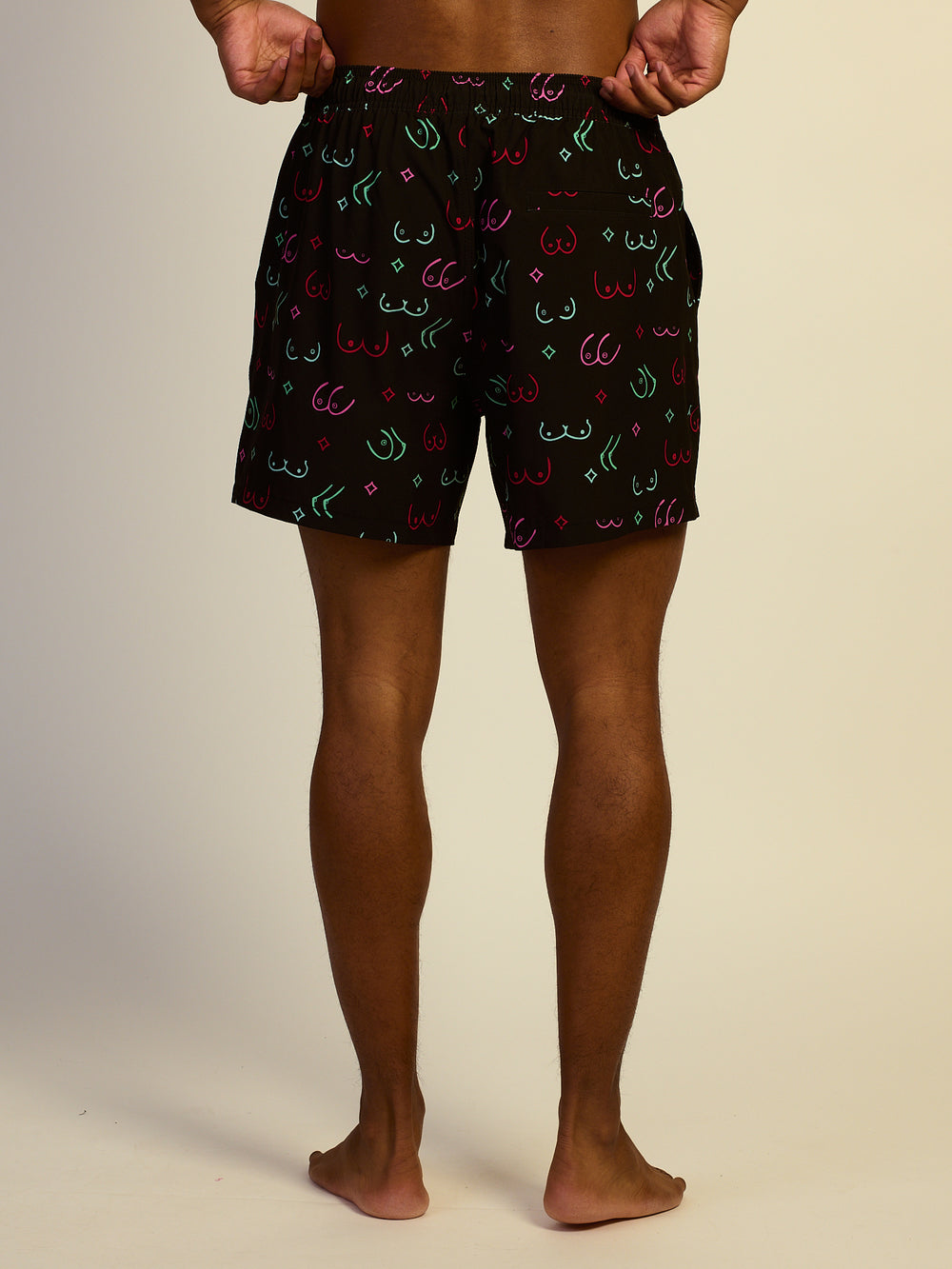 KOLBY SWIM BOOBIES 5in STRETCH SWIM SHORT