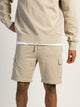 KOLBY GARMENT DYE FRENCH TERRY CARGO SHORT - OATMEAL KOLBY - Boathouse USA