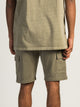 KOLBY GARMENT DYE FRENCH TERRY CARGO SHORT - SAGE KOLBY - Boathouse USA