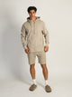 KOLBY GARMENT DYE FRENCH TERRY JOG SHORT - OATMEAL KOLBY - Boathouse USA