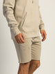 KOLBY GARMENT DYE FRENCH TERRY JOG SHORT - OATMEAL KOLBY - Boathouse USA