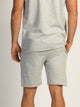 KOLBY GARMENT DYE FR TERRY MELANGE JOG SHORT - GREY MELANGE KOLBY - Boathouse USA