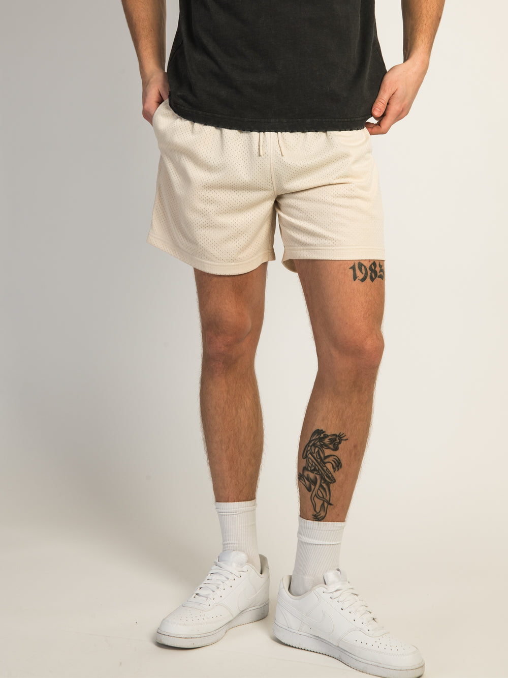 KOLBY MESH SHORT - CREAM