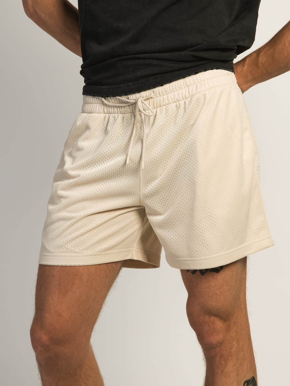 KOLBY MESH SHORT - CREAM
