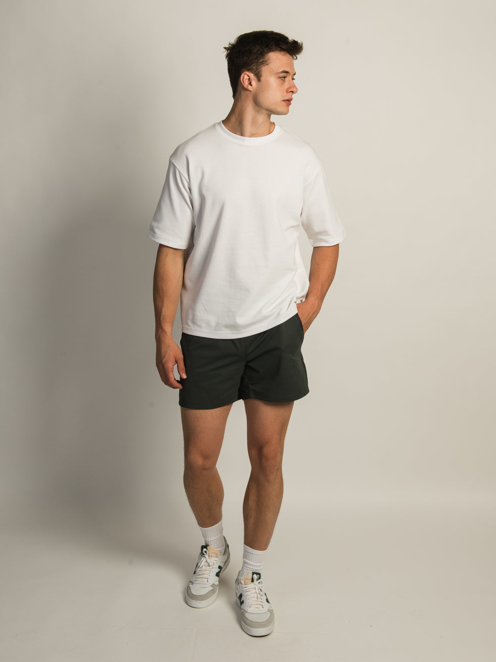 KOLBY KEEP COOL STRETCH PULL ON SHORT - GREEN