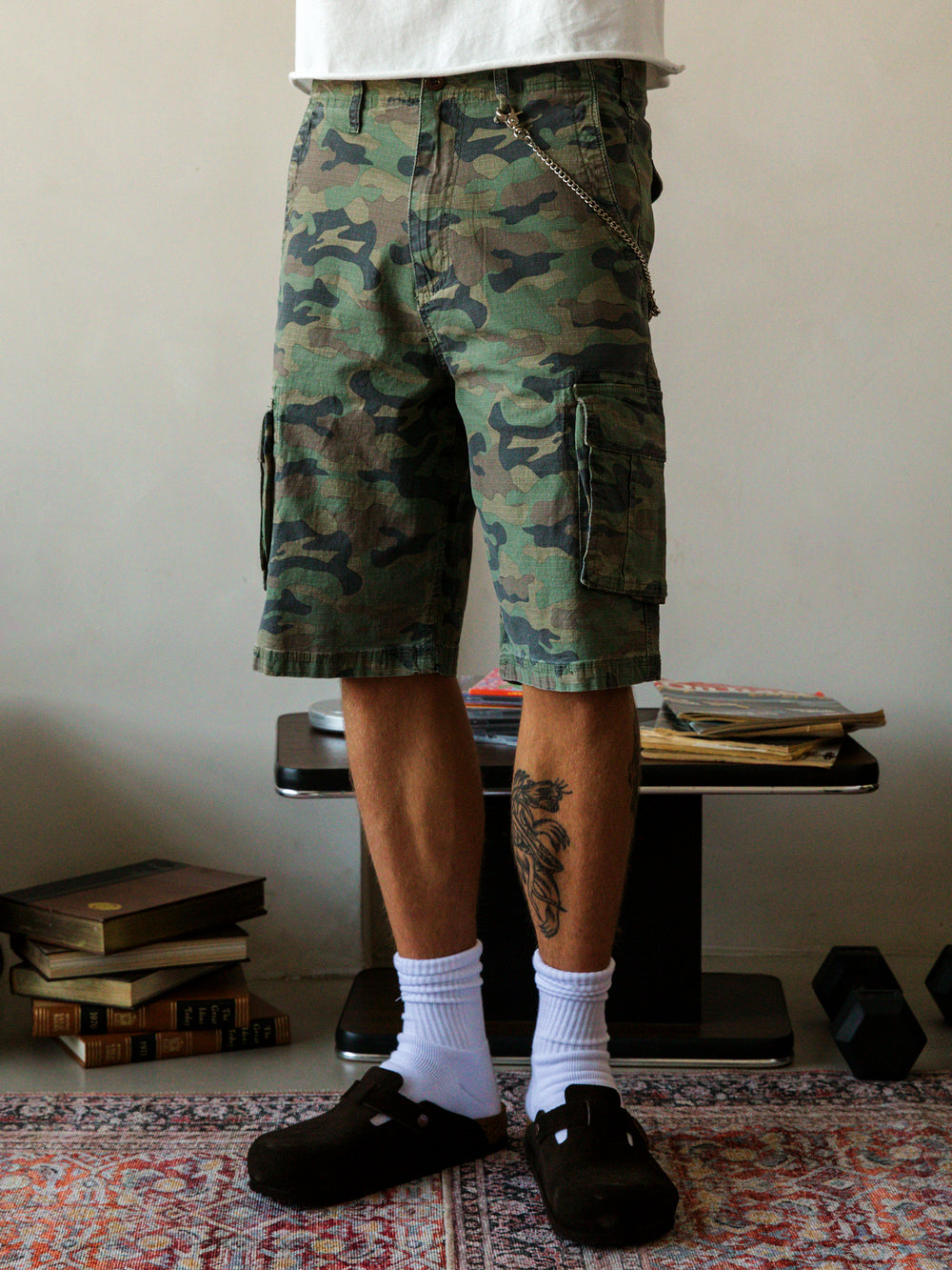 KOLBY BAGGY CARGO SHORT - CAMO