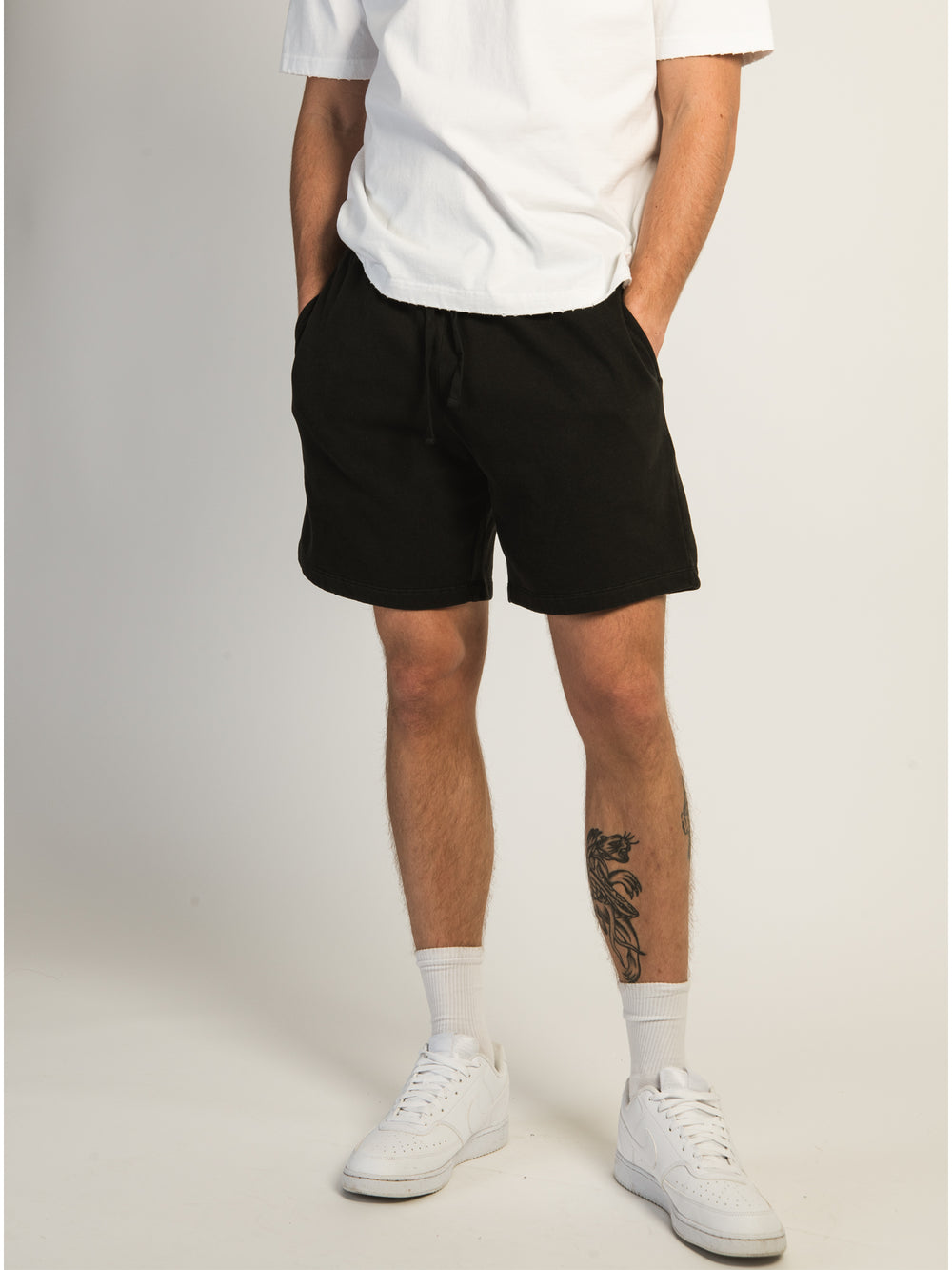 KOLBY FLEECE SHORT - BLACK