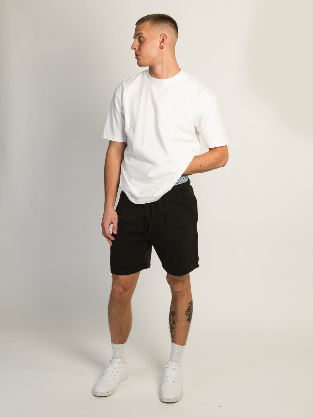 KOLBY FLEECE SHORT - BLACK