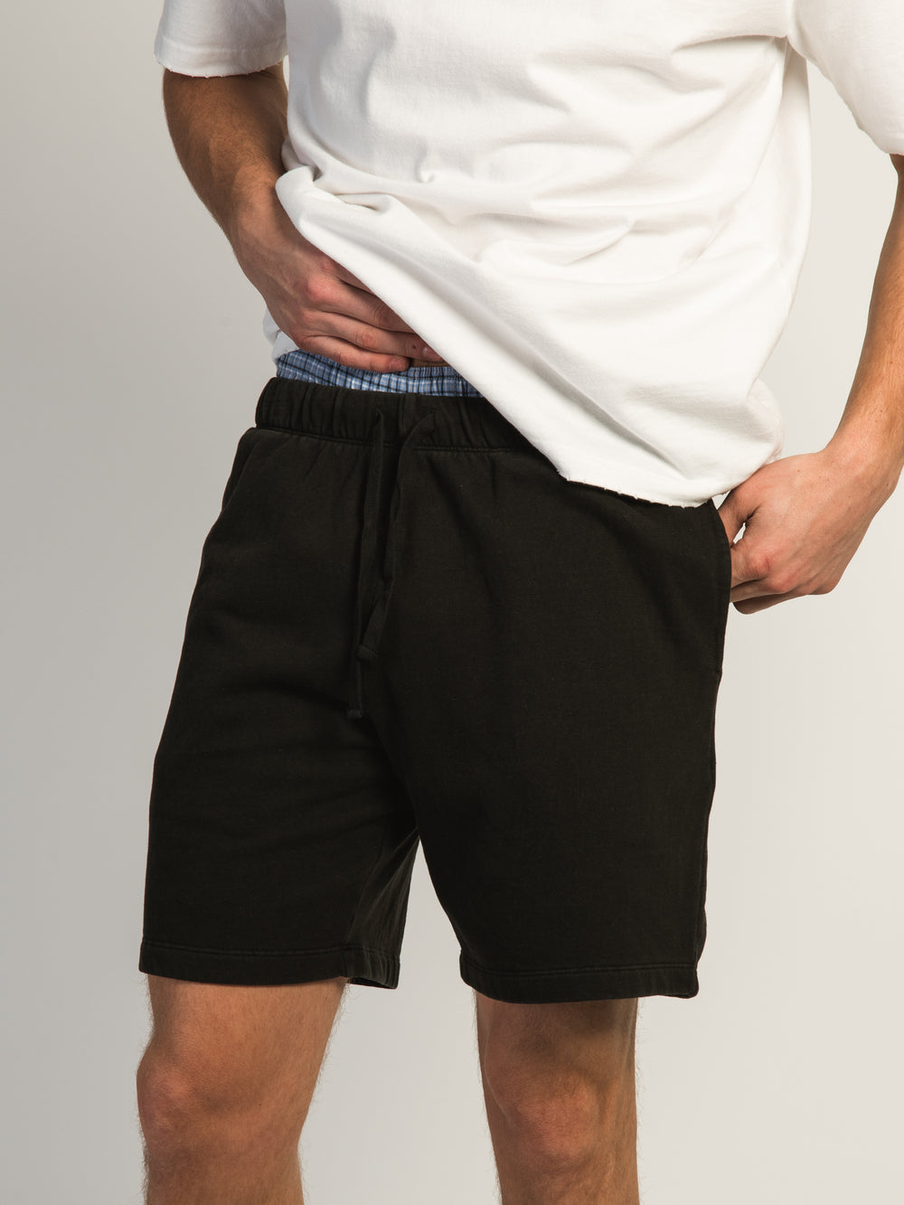 KOLBY FLEECE SHORT - BLACK