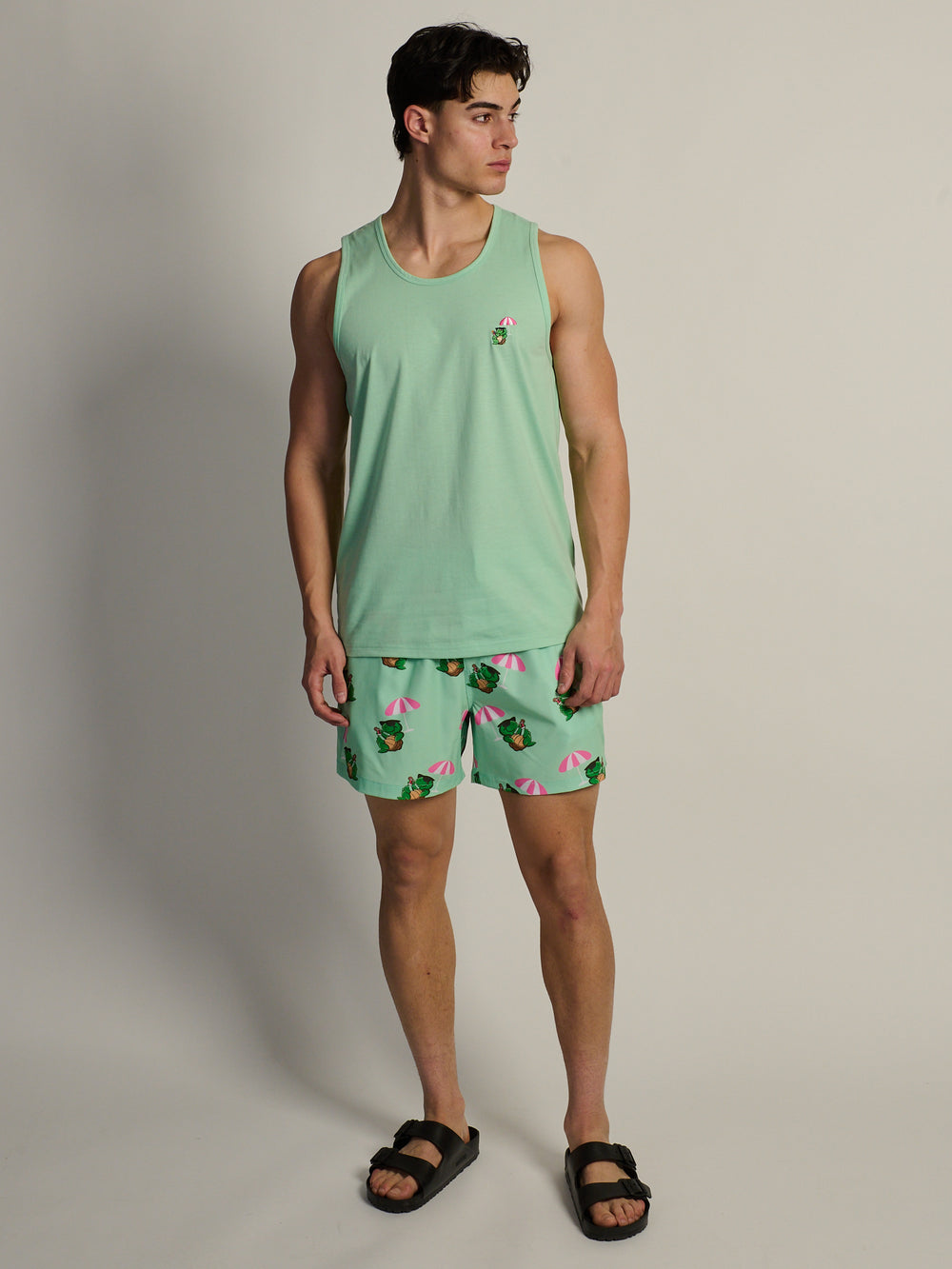 KOLBY TURTLETINI TANK TOP - GREEN