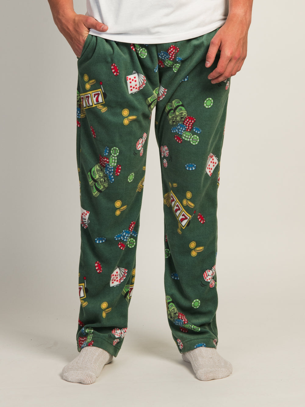 KOZIES PRINTED POLAR PANT - POKER