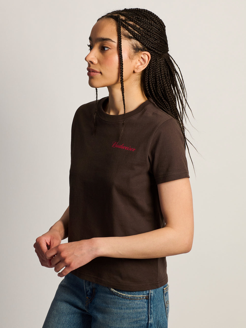 BUDWEISER SCRIPT BOXY TEE