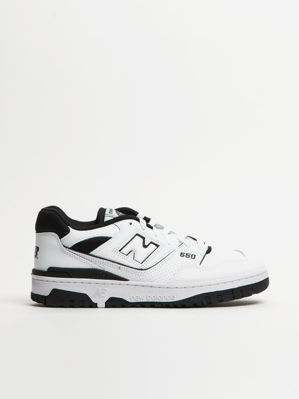 MENS NEW BALANCE THE BB550 SNEAKER WHITE/BLACK