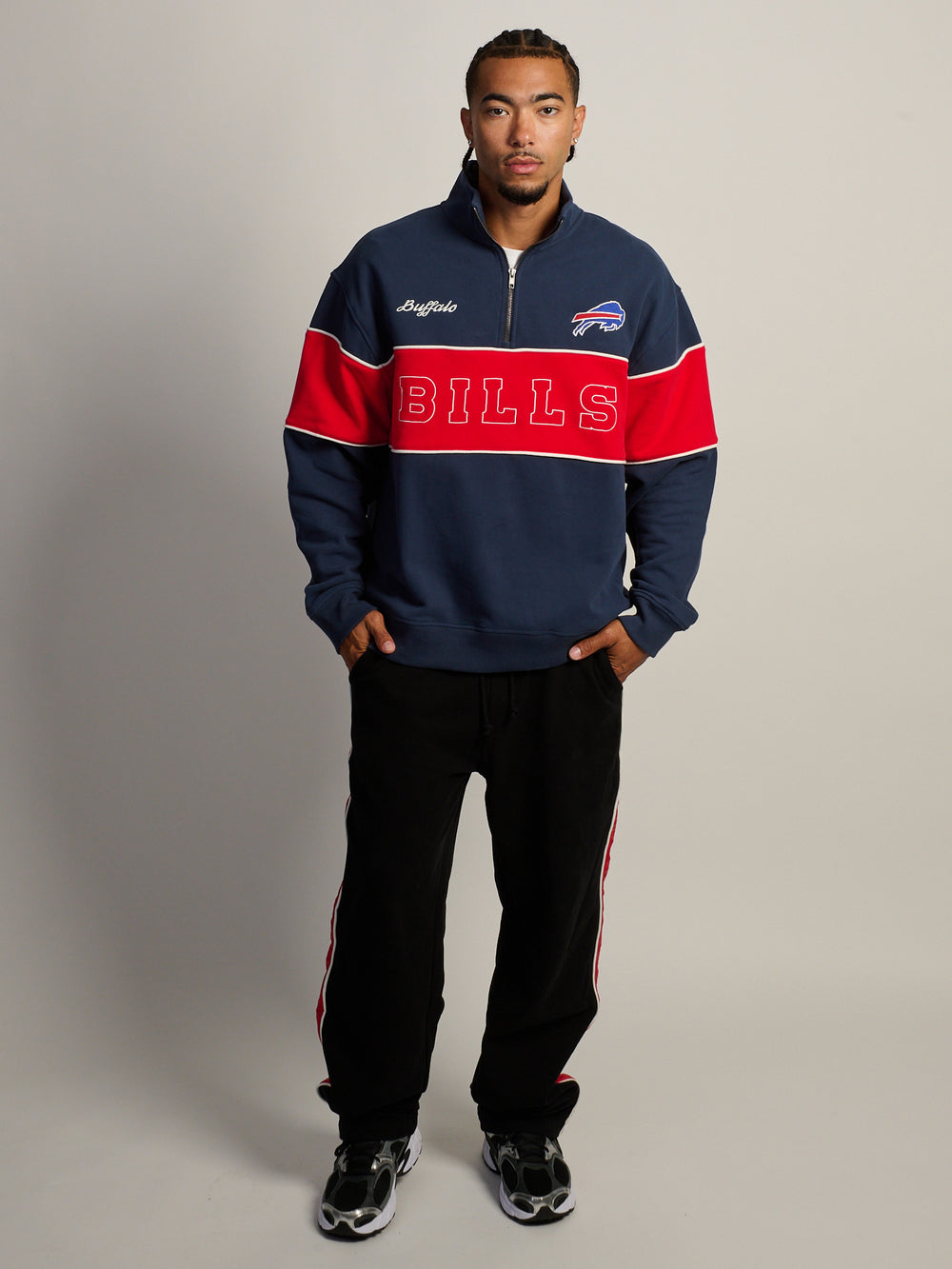 NFL BILLS RELAXED QUARTERZIP