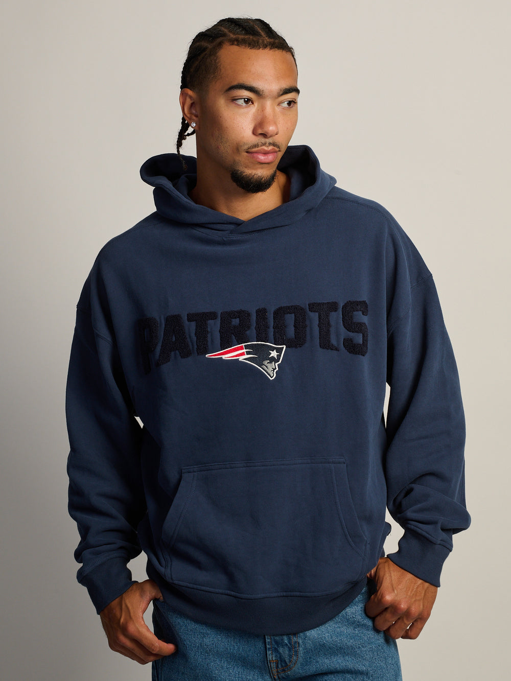 NFL PATRIOTS RELAXED HOODIE