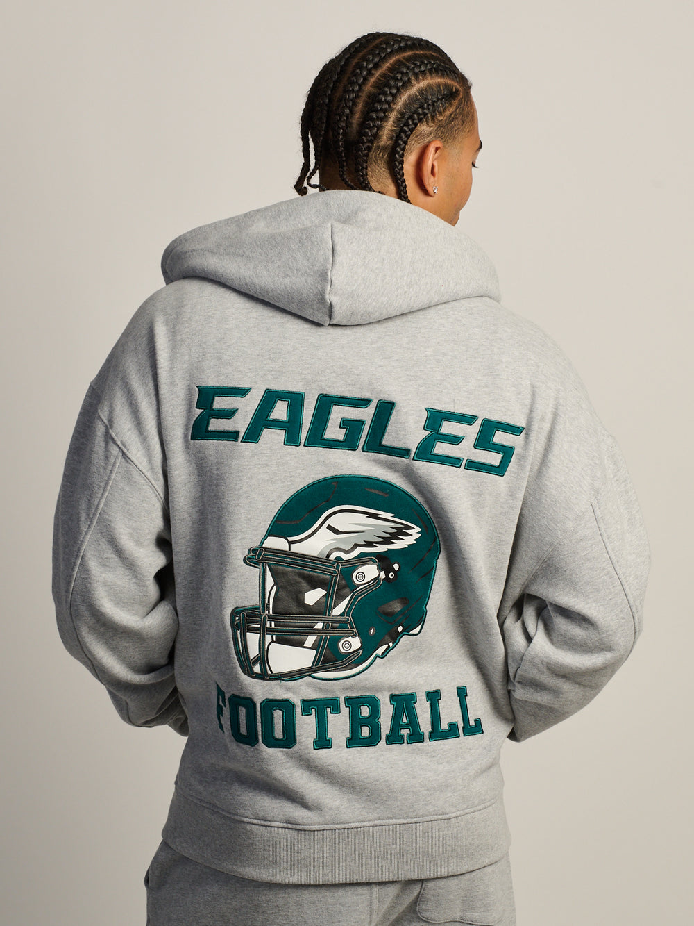 NFL EAGLES ZIP UP HOODIE