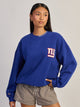 NFL NY GIANTS STITCH CREWNECK